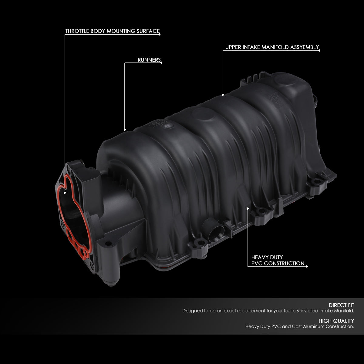 J2 Engineering, 00-05 Chevy Impala 96-04 Buick Regal 95-99 Oldsmobile 98 3.8L V6 Engine Intake Manifold