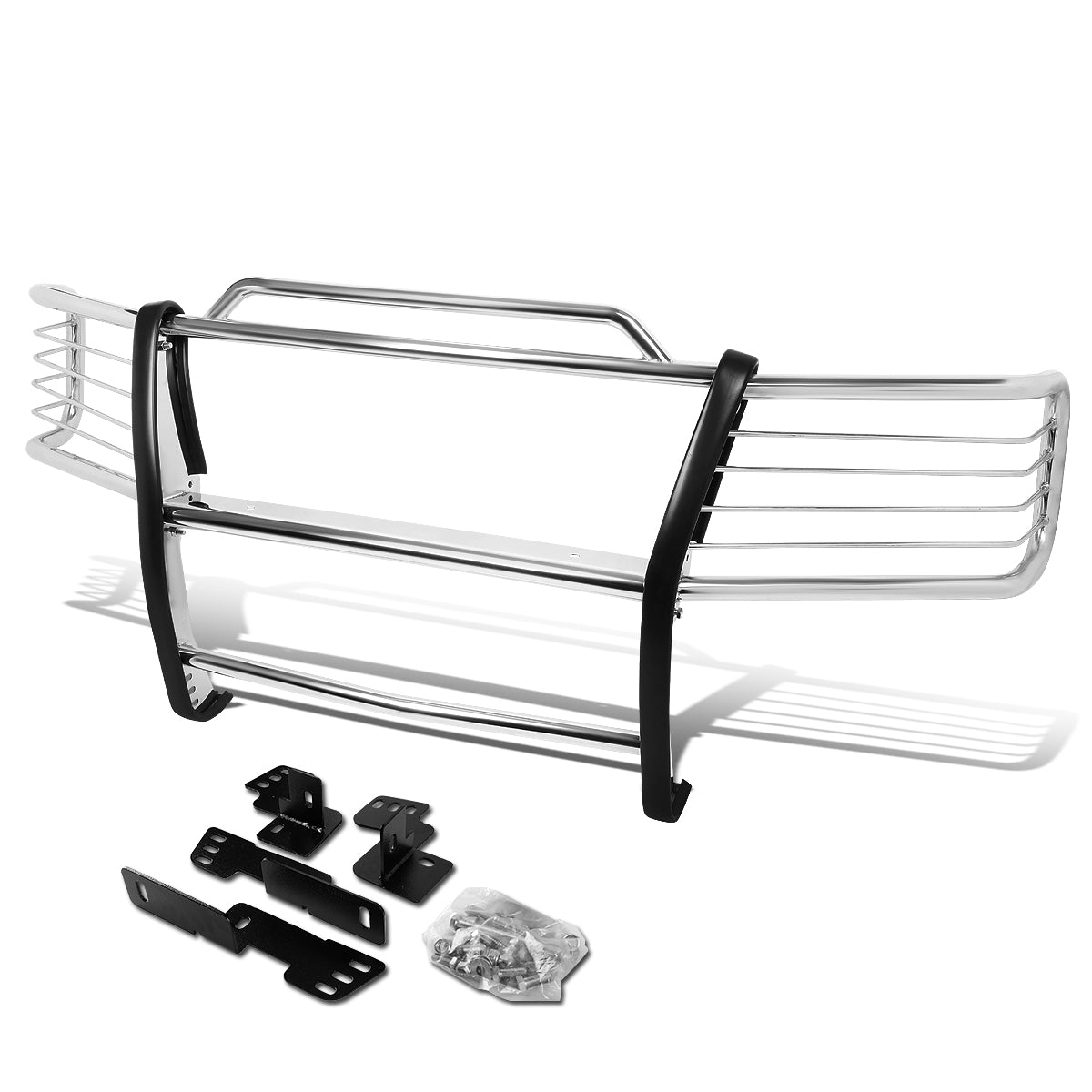 CAAP, 00-06 Chevy Suburban Tahoe 99-02 Silverado Brush Grille Guard - Stainless Steel