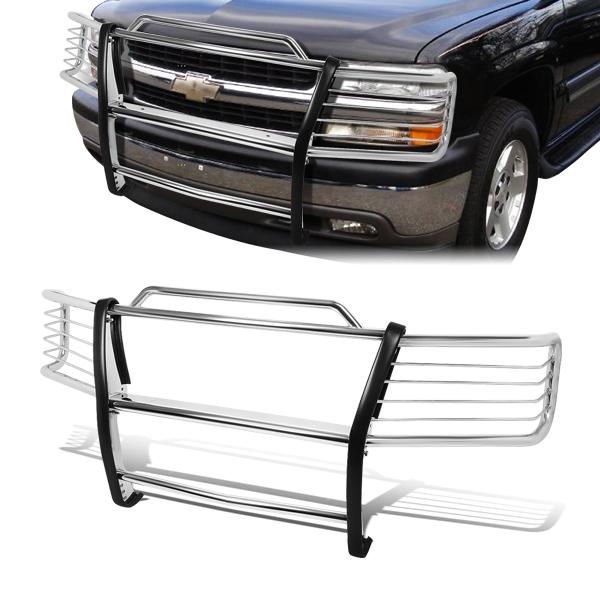 CAAP, 00-06 Chevy Suburban Tahoe 99-02 Silverado Brush Grille Guard - Stainless Steel