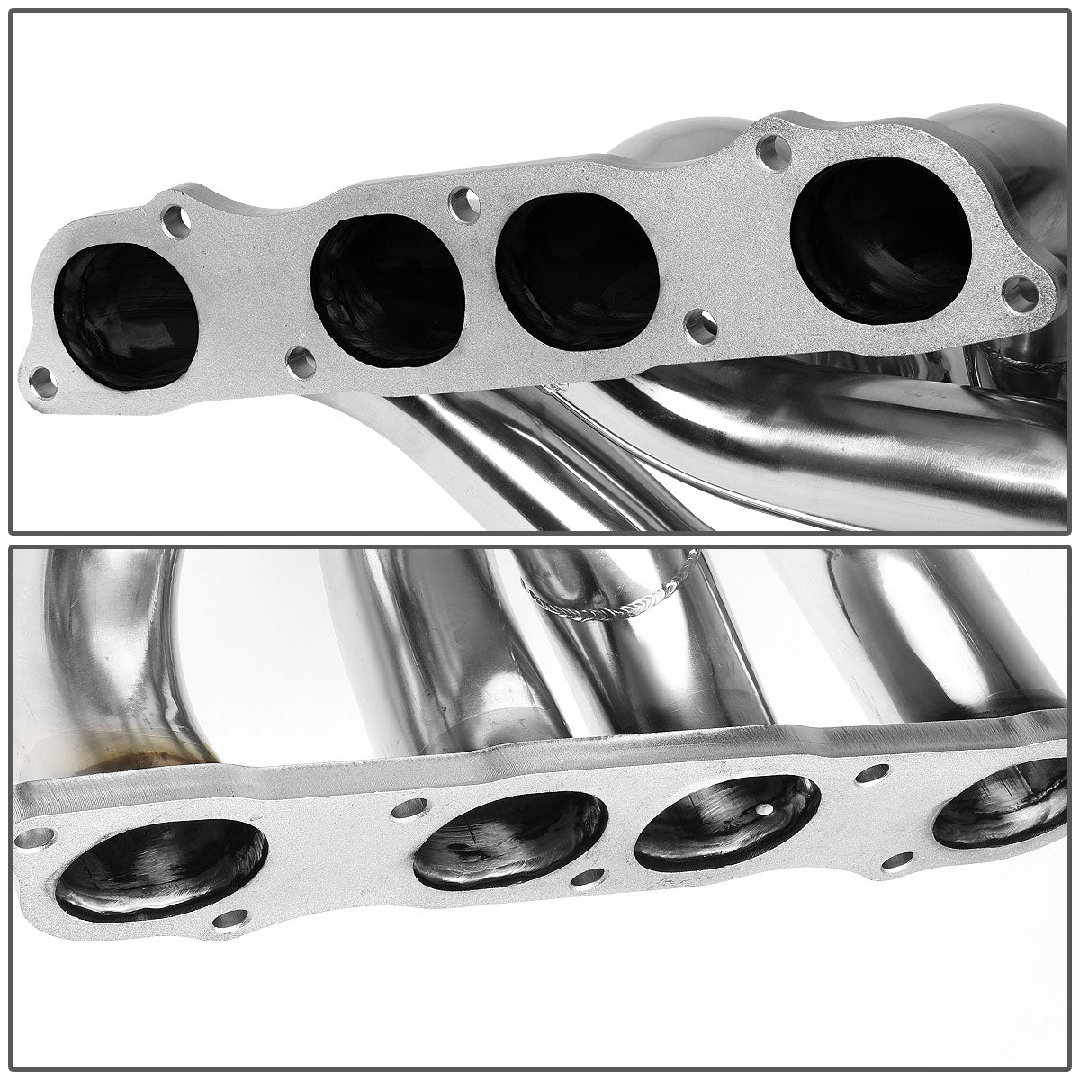 J2 Engineering, 00-09 Honda S2000 AP1/2 2.0L 2.2L F20C F22C1 DOHC 4-1 Long Tube Exhaust Header - Stainless Steel