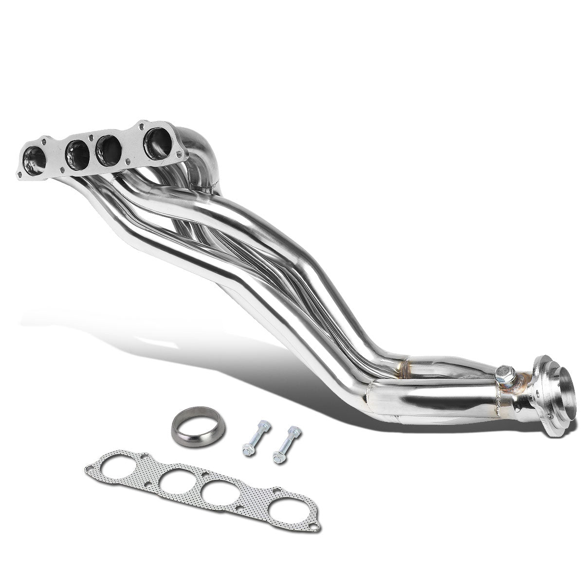 J2 Engineering, 00-09 Honda S2000 AP1/2 2.0L 2.2L F20C F22C1 DOHC 4-1 Long Tube Exhaust Header - Stainless Steel