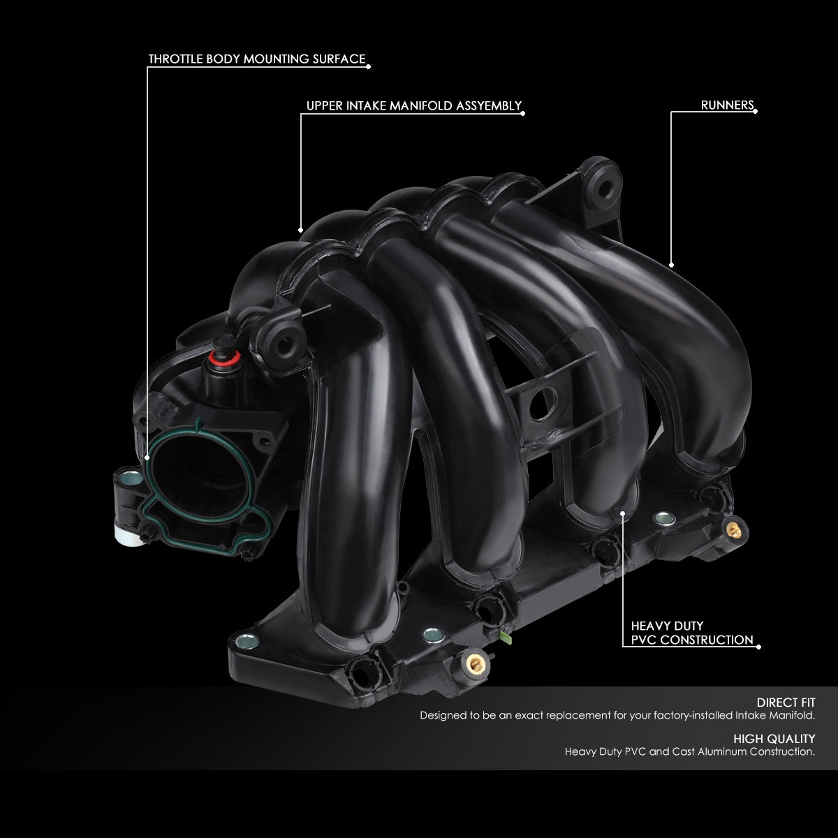 J2 Engineering, 01-07 Ford Ka 03-12 Fiesta 1.6L Engine Intake Manifold