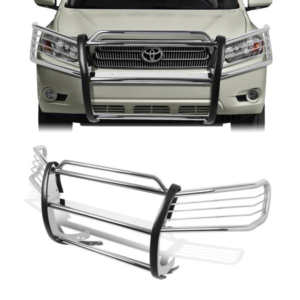 CAAP, 01-07 Toyota Highlander Brush Grille Guard - Stainless Steel