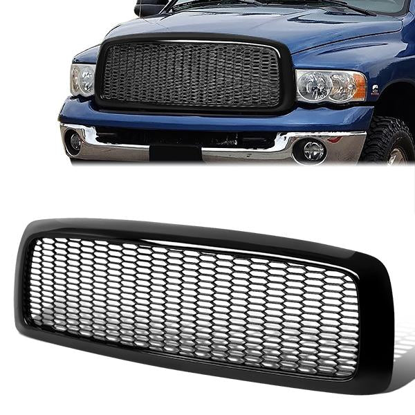 CAAP, 02-05 Dodge Ram 1500 2500 3500 Front Grille - Honeycomb Mesh