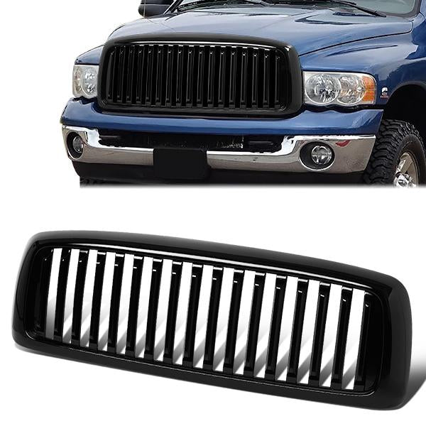 CAAP, 02-05 Dodge Ram 1500 2500 3500 Front Grille - Vertical Fence Style