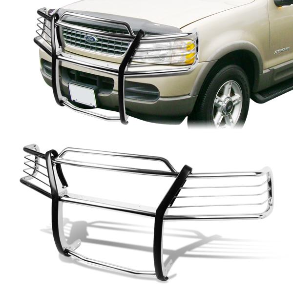 CAAP, 02-05 Ford Explorer Brush Grille Guard - Stainless Steel