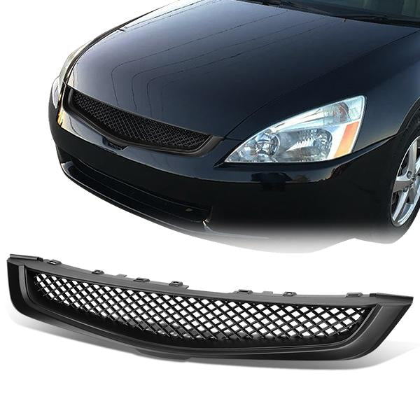 CAAP, 03-05 Honda Accord Sedan JDM/EUROPE Front Grille - Diamond Mesh - Black