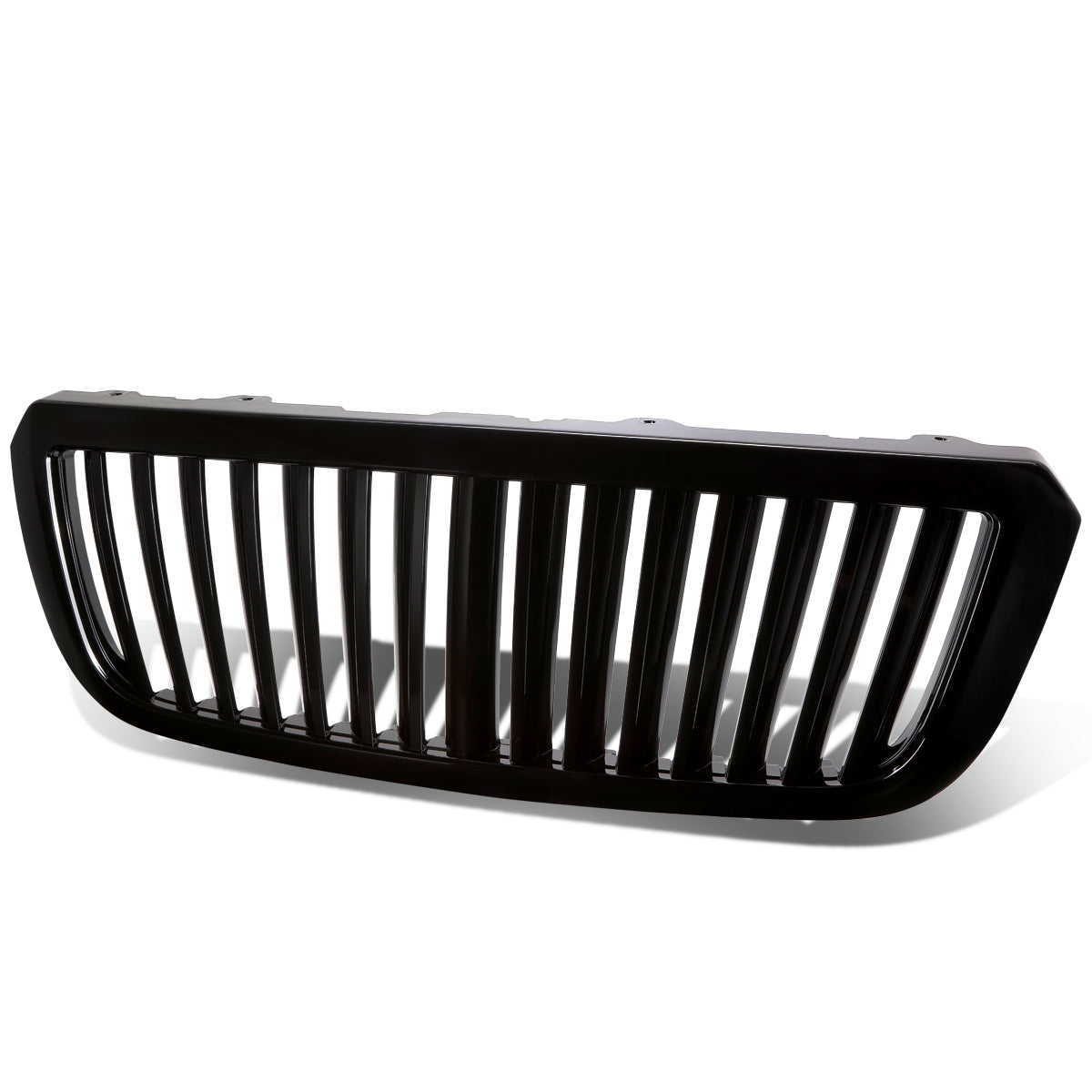 CAAP, 04-05 Ford Ranger Front Grille - Badgeless Vertical Fence Style - Black