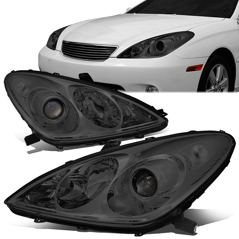 DNA Motoring, 04-06 Lexus ES330 Pair Projector Headlights (Tinted Lens)