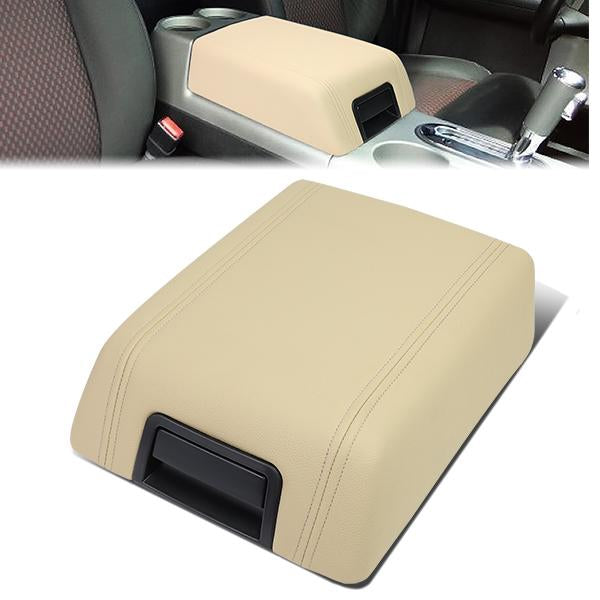 CAAP, 04-08 Ford F150 06-08 Lincoln Mark LT Leather Center Console Lid w/Latch - Beige