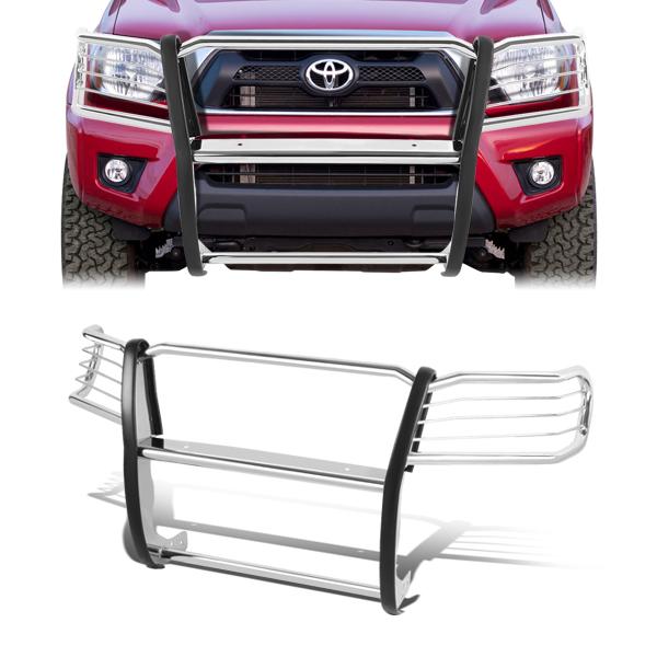 CAAP, 05-15 Toyota Tacoma Brush Grille Guard - Stainless Steel