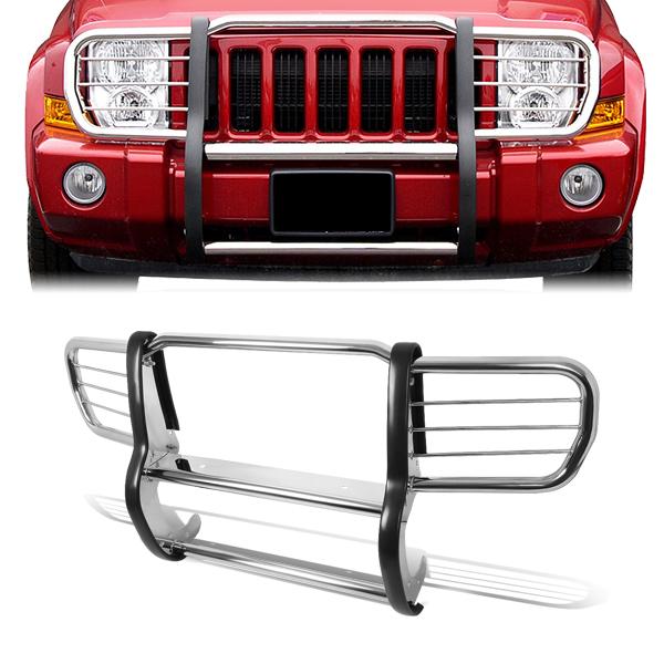 CAAP, 06-10 Jeep Commander Brush Grille Guard - Stainless Steel