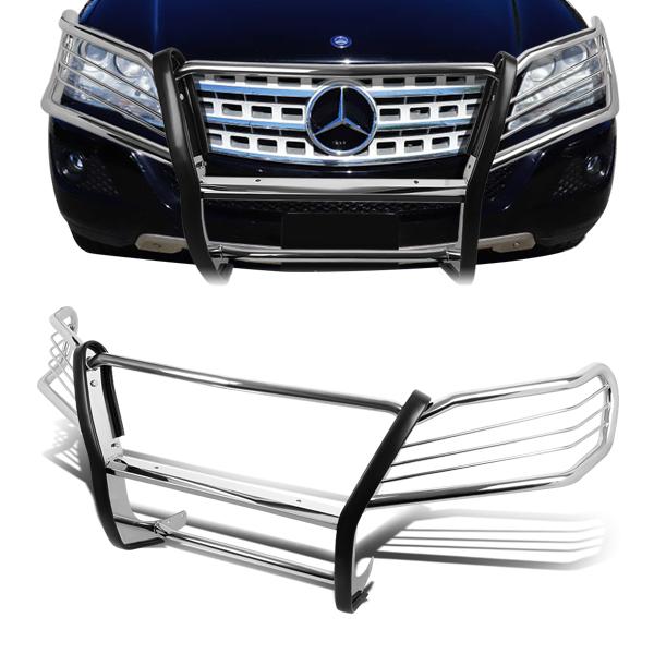 CAAP, 06-11 Mercedes-Benz ML320 ML350 ML450 ML500 ML550 ML63 Brush Grille Guard - Stainless Steel