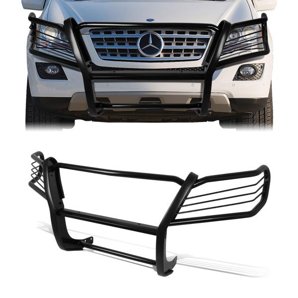 CAAP, 06-11 Mercedes-Benz ML320 ML350 ML450 ML500 ML550 ML63 Brush Grille Guard - Steel - Black