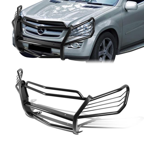 CAAP, 07-12 Mercedes-Benz GL320 GL350 GL450 GL500 GL550 Brush Grille Guard - Steel -Black