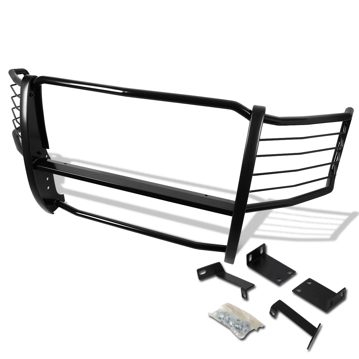 CAAP, 08-10 Ford F250 F350 F450 F550 Super Duty Brush Grille Guard - Steel - Black