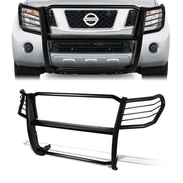 CAAP, 08-12 Nissan Pathfinder Brush Grille Guard - Steel - Black