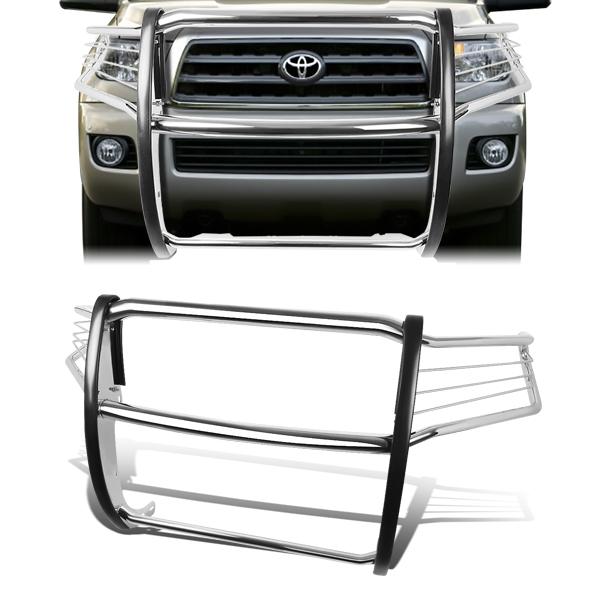 CAAP, 08-16 Toyota Sequoia Brush Grille Guard - Stainless Steel