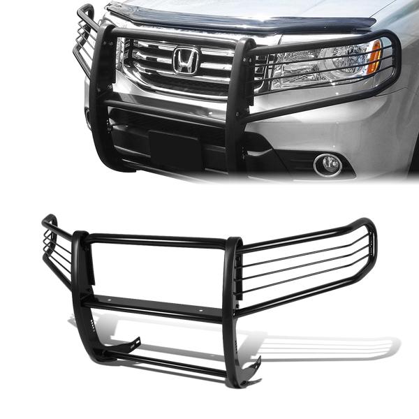 CAAP, 09-15 Honda Pilot Brush Grille Guard - Steel - Black