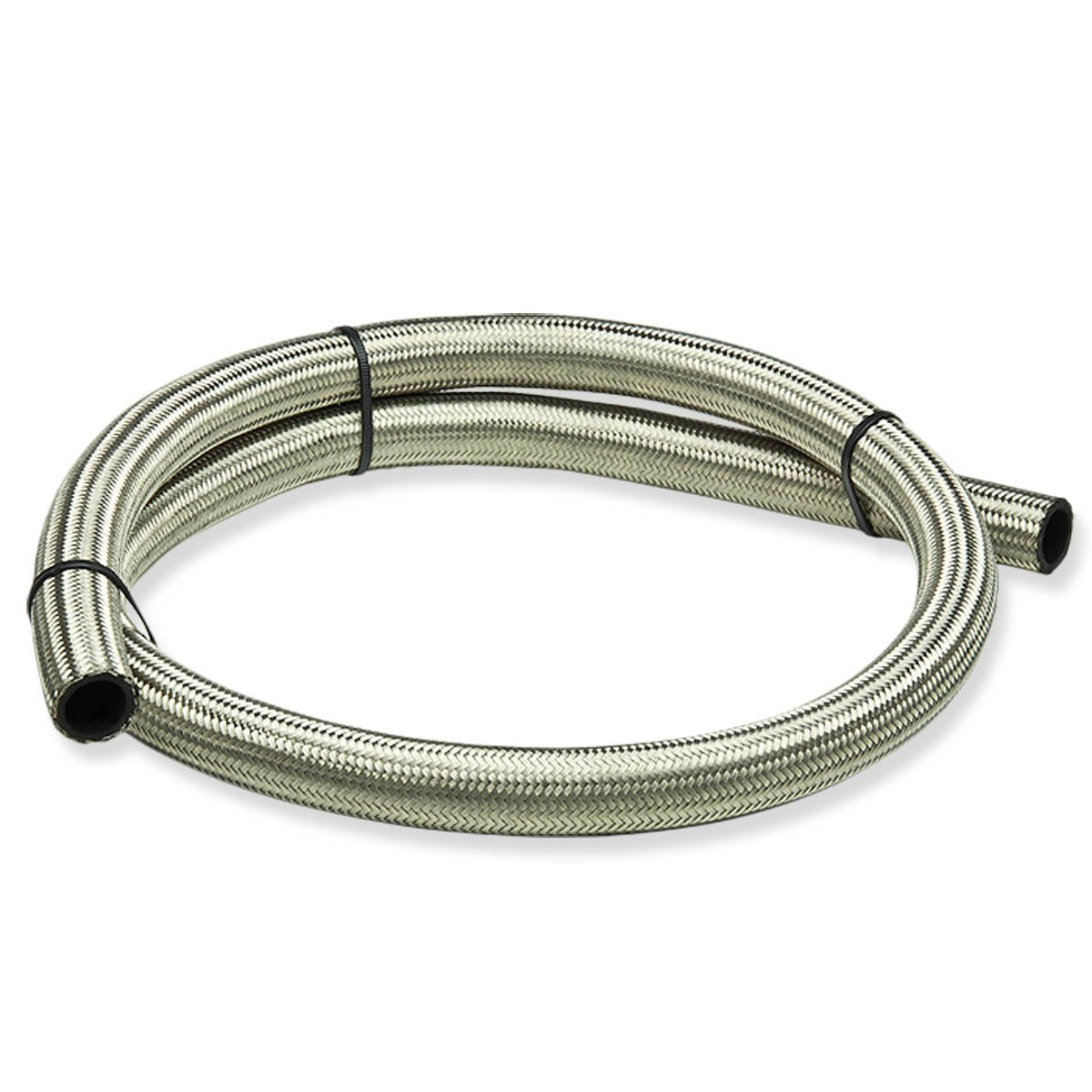 CAAP, 1 Foot Stainless Steel 1500 PSI AN12 6/8" Braided Fuel Hose