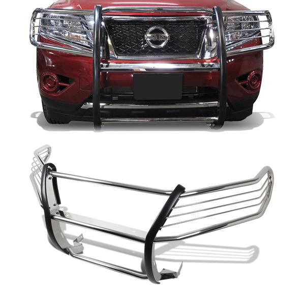 CAAP, 13-16 Nissan Pathfinder Brush Grille Guard - Stainless Steel