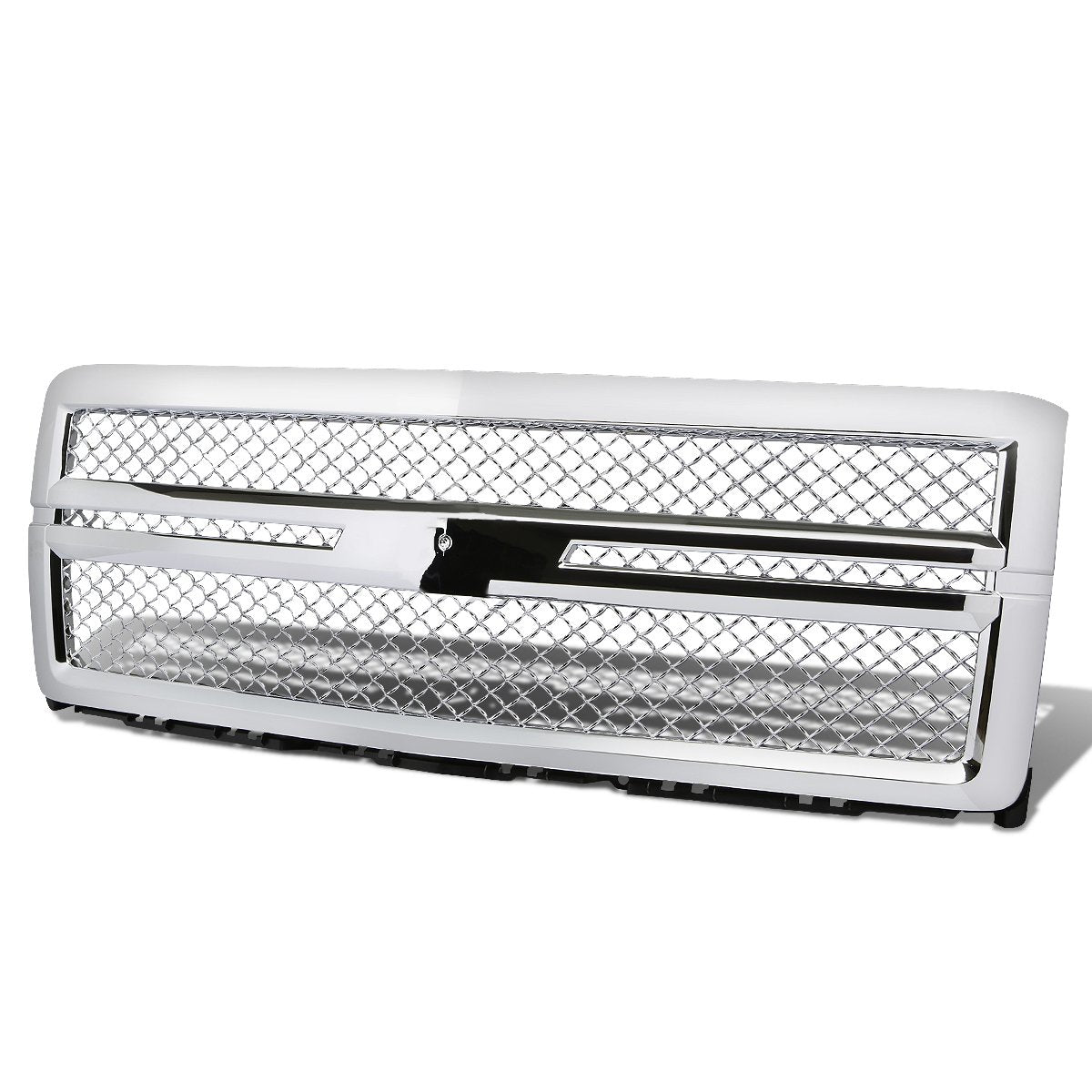 CAAP, 14-15 Chevy Silverado 1500 Front Grille - Diamond Mesh - Chrome