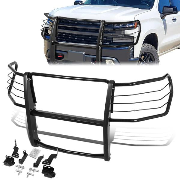 CAAP, 19-20 Chevy Silverado 1500 Front Brush Grille Guard - Black Powder Coat