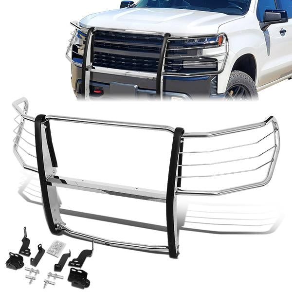 CAAP, 19-20 Chevy Silverado 1500 Front Brush Grille Guard - Stainless Steel