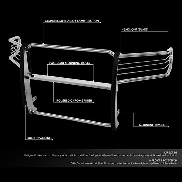 CAAP, 19-20 Ram 1500 Front Brush Grille Guard - Stainless Steel