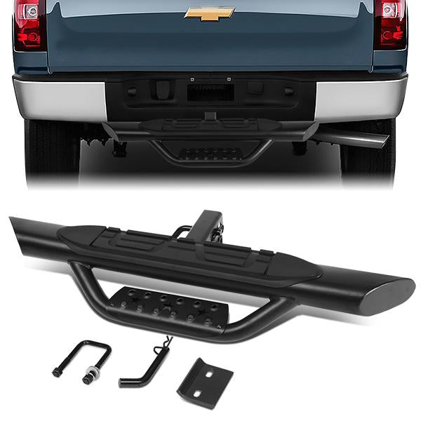 CAAP, 2" Receiver 3.75"OD Oval Trailer Tow Hitch Step Bar w/Drop Steps