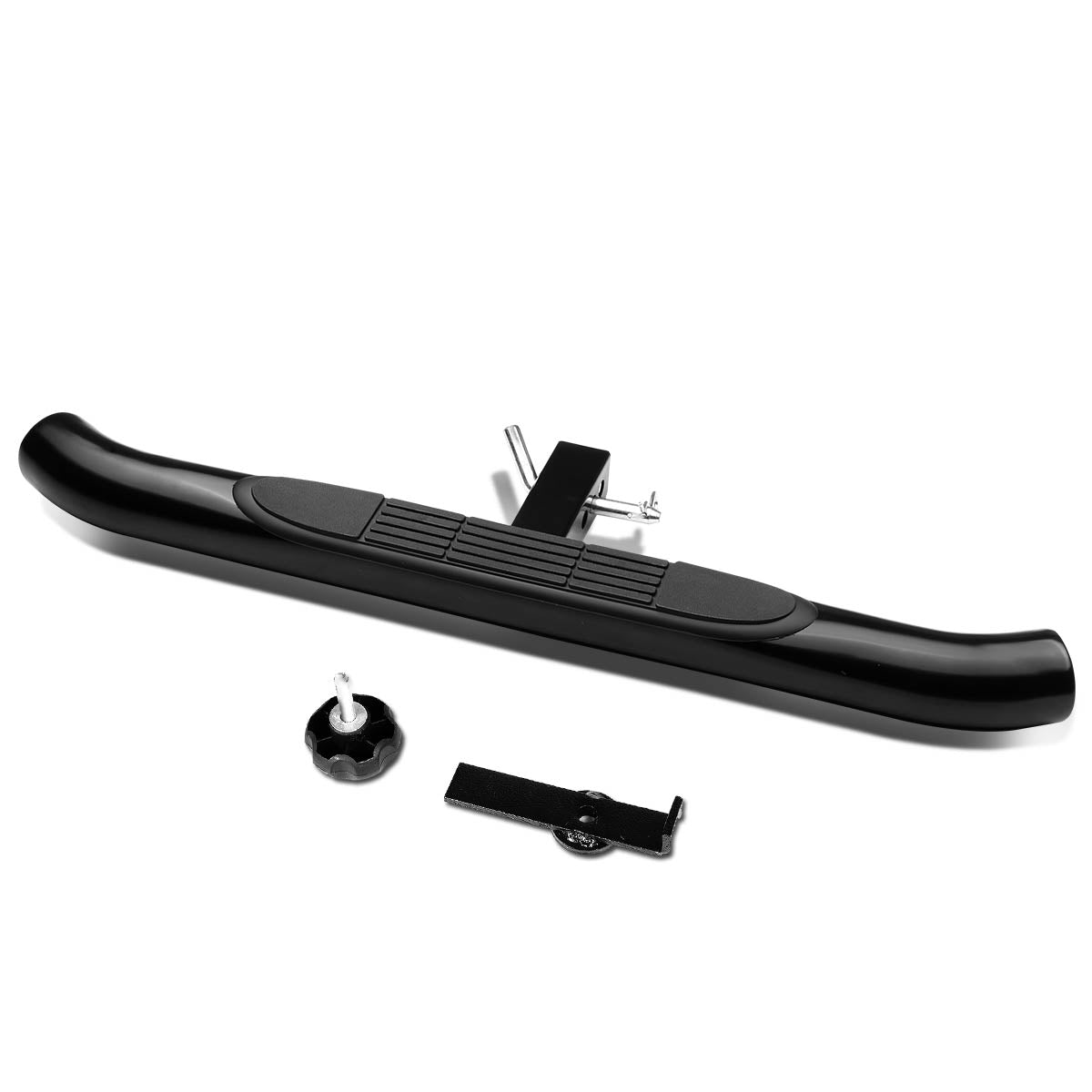 CAAP, 2" Receiver 37" L x 3" OD Trailer Tow Hitch Step Bar - Black Powdercoated