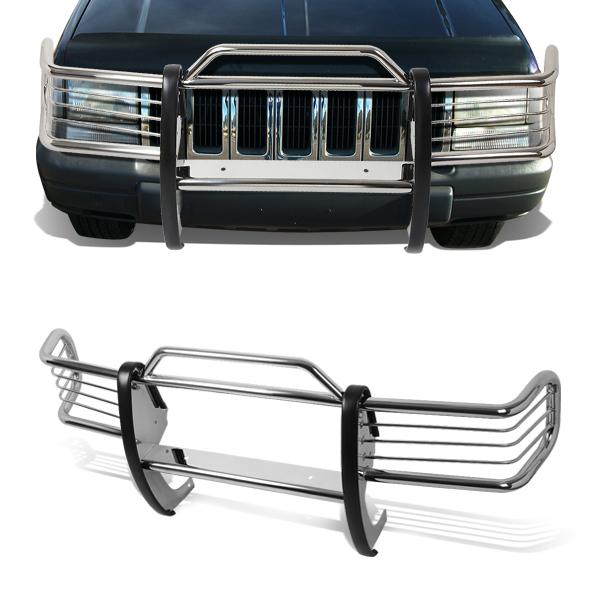 CAAP, 93-98 Jeep Grand Cherokee ZJ Brush Grille Guard - Stainless Steel