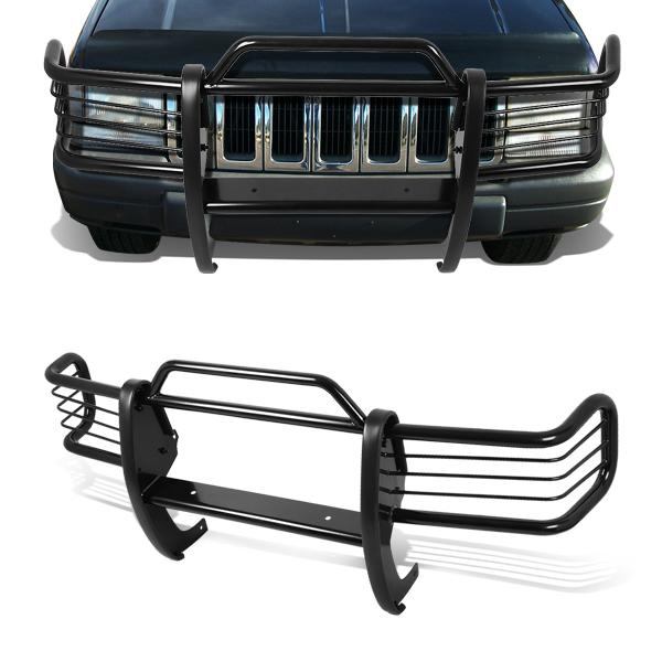 CAAP, 93-98 Jeep Grand Cherokee ZJ Brush Grille Guard - Steel - Black