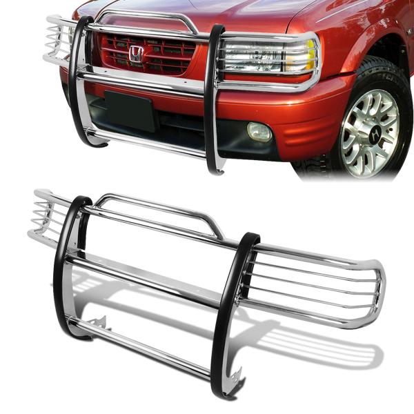 CAAP, 98-04 Honda Passport Isuzu Amigo Rodeo & Sport Brush Grille Guard - Stainless Steel