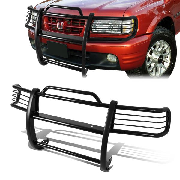 CAAP, 98-04 Honda Passport Isuzu Amigo Rodeo & Sport Brush Grille Guard - Steel - Black