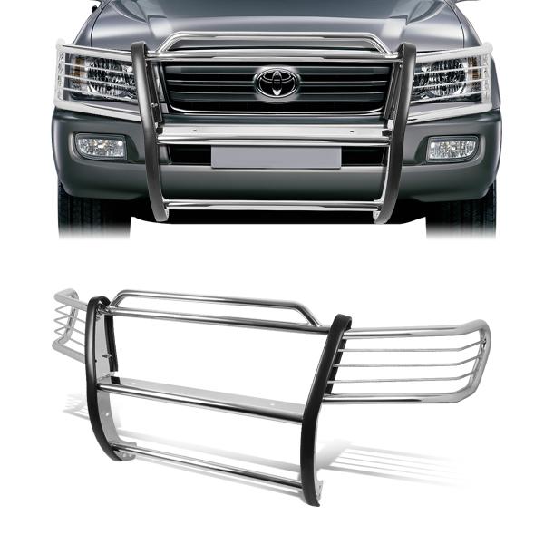 CAAP, 98-07 Toyota Land Cruiser Brush Grille Guard - Stainless Steel