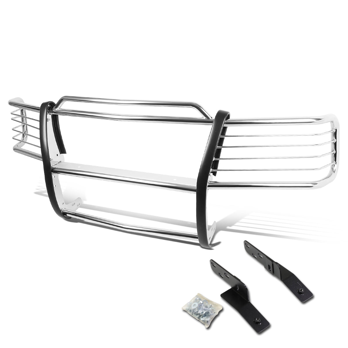 CAAP, 99-02 Chevy Silverado 1500 2500 00-06 Suburban Brush Grille Guard - Stainless Steel