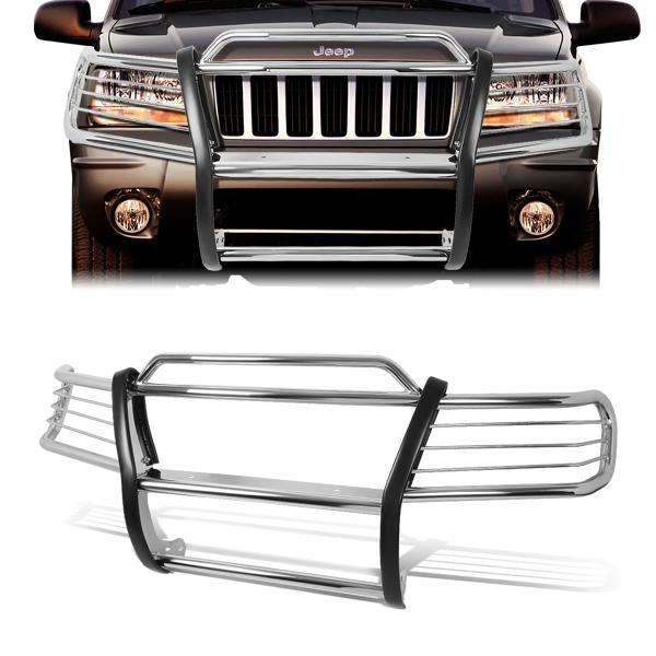 CAAP, 99-04 Jeep Grand Cherokee WJ Brush Grille Guard - Stainless Steel