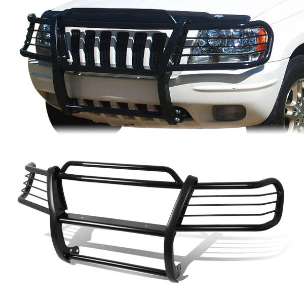 CAAP, 99-04 Jeep Grand Cherokee WJ Brush Grille Guard - Steel - Black