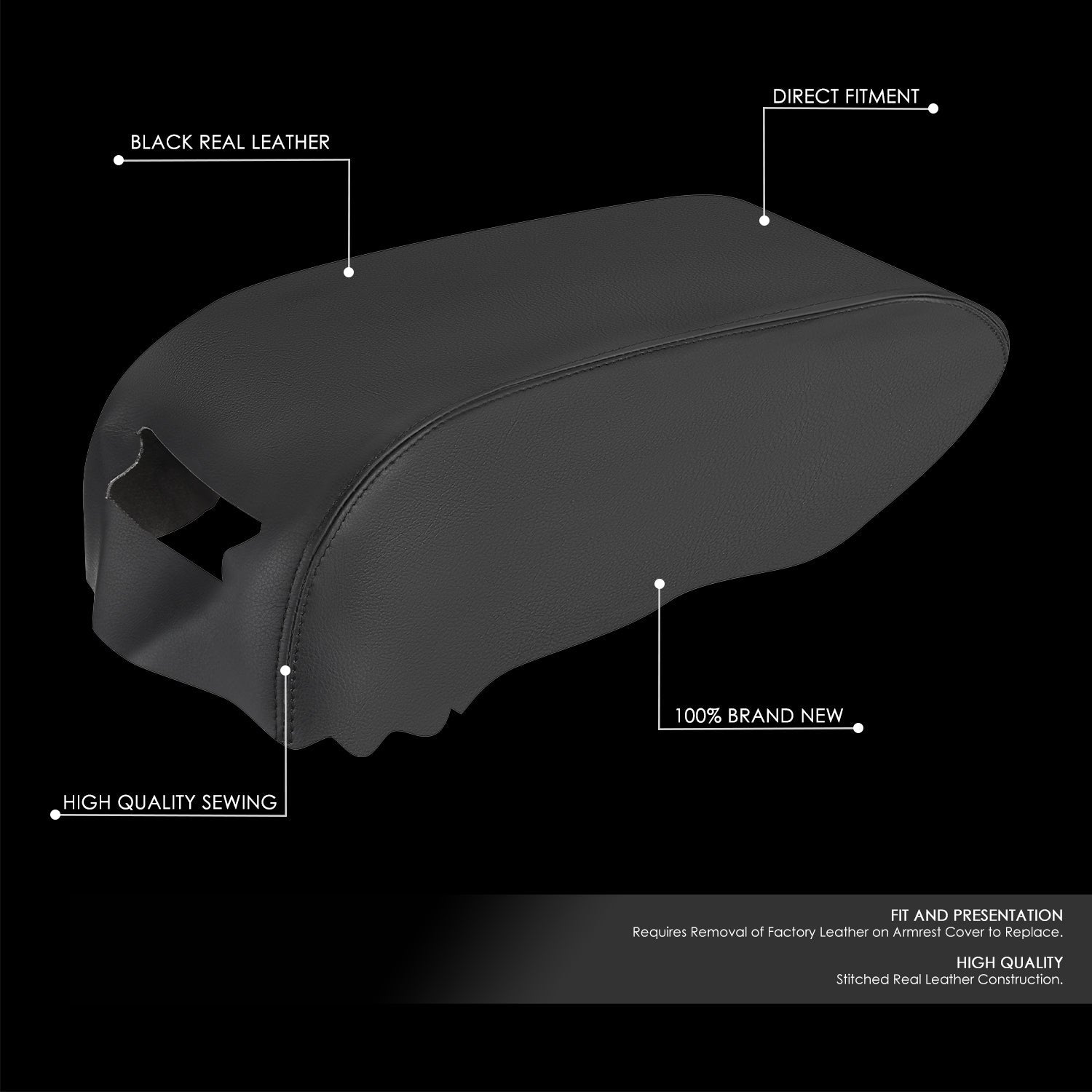 CAAP, Factory Replacement Center Console Lid Cover Skin  01-06 Lexus LS430