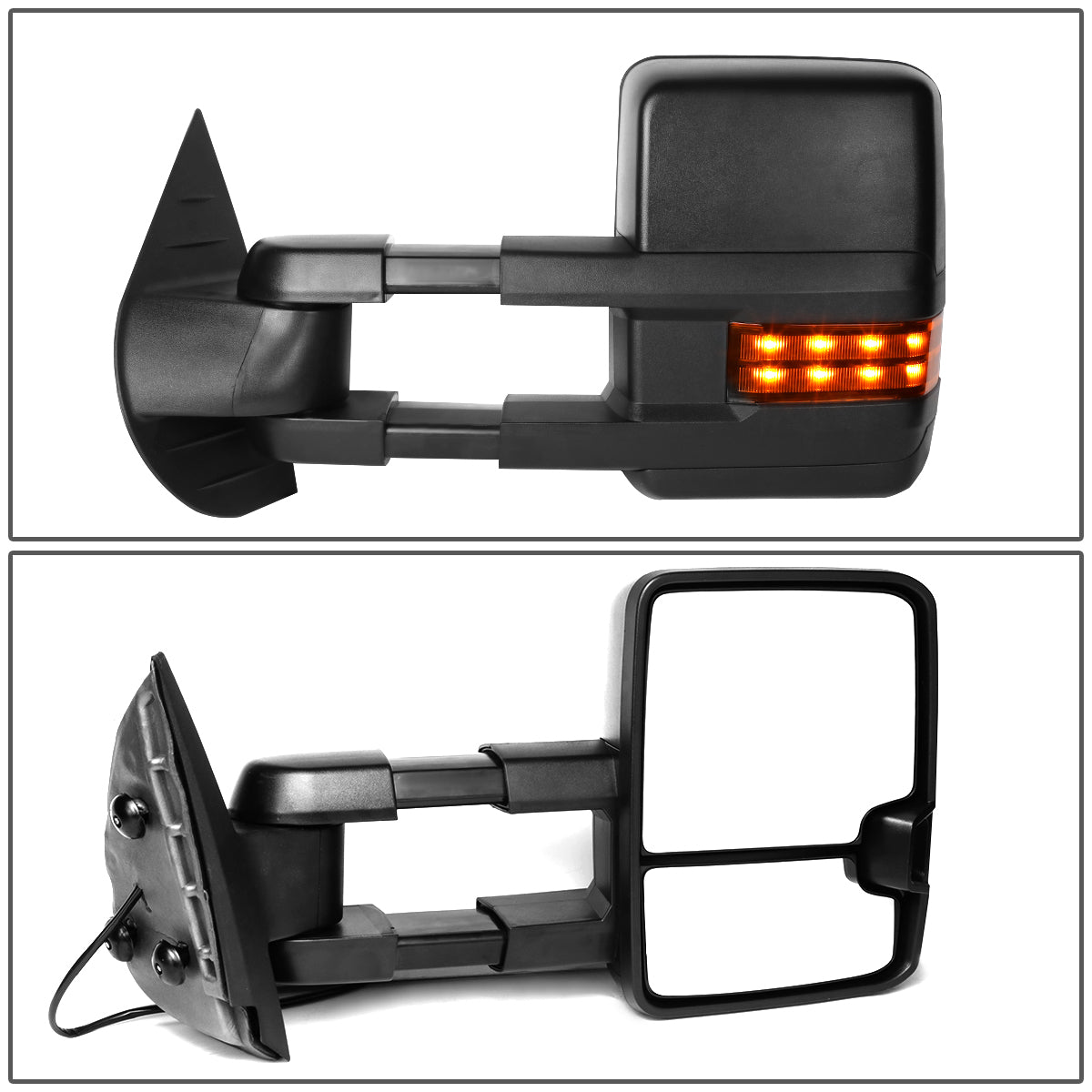 CAAP, Manual Towing Mirrors (Pair)07-13 Chevy Silverado 1500, GMC Sierra 1500