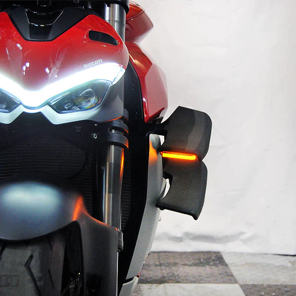 NRC, NEW RAGE CYCLES Ducati Streetfighter V4 / V2 LED Mirror Turn Signals