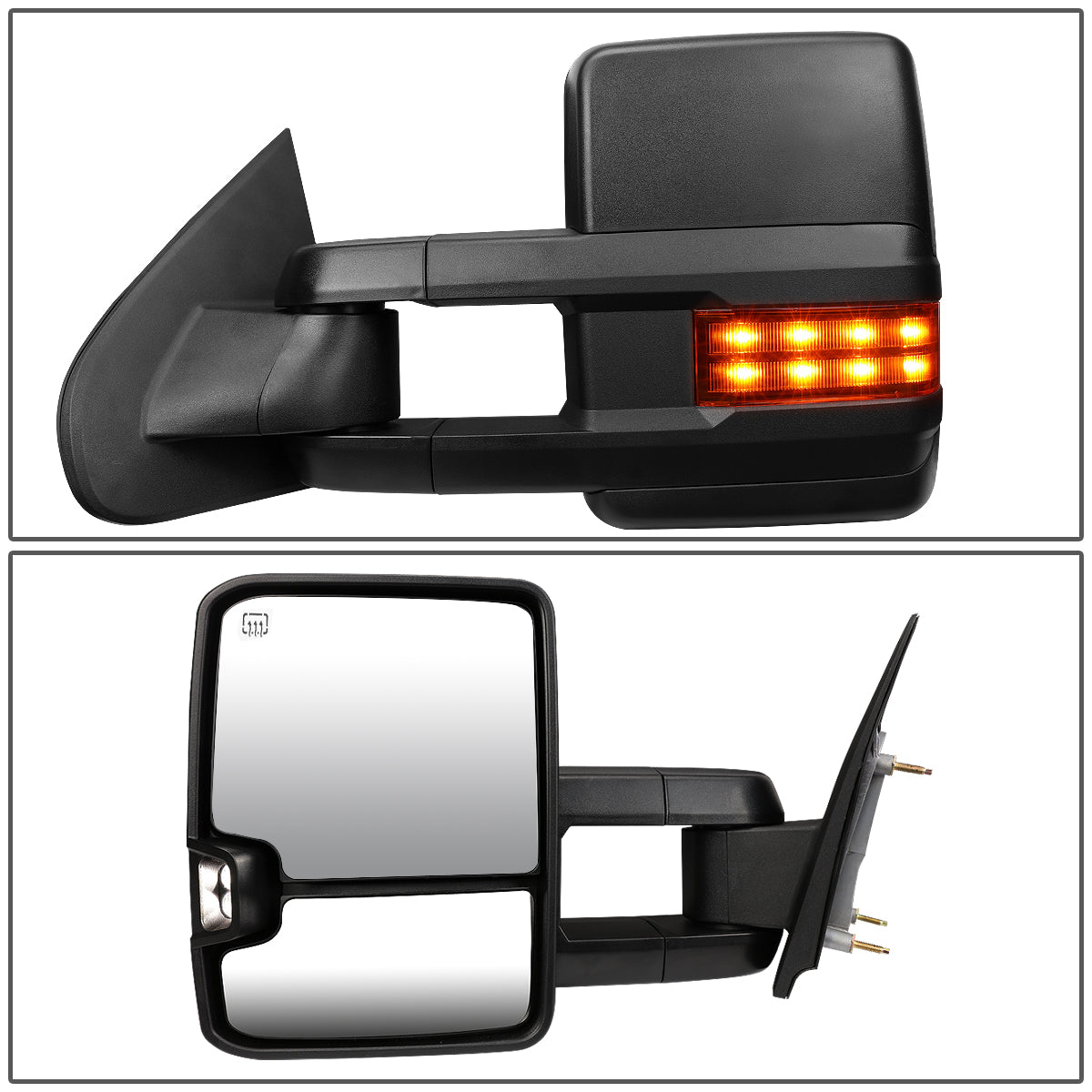 CAAP, Powered Heated Towing Mirrors (Pair)03-06 Chevy Silverado, GMC Sierra, Tahoe, Yukon