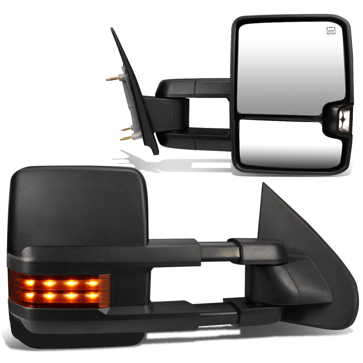 CAAP, Powered Heated Towing Mirrors (Pair)03-06 Chevy Silverado, GMC Sierra, Tahoe, Yukon